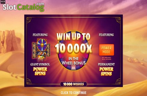 Ecran2. 10000 Wishes (Alchemy Gaming) slot