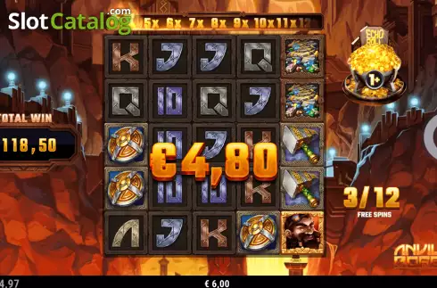Free Spins 2. Anvil and Ore slot