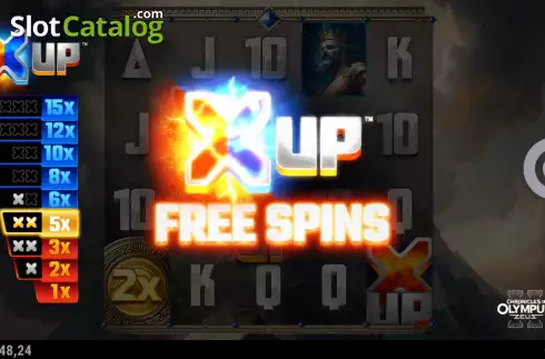 Free Spins Win Screen 2. Chronicles of Olympus II - Zeus slot