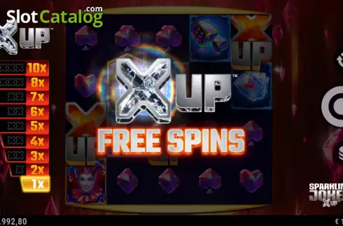 Free Spins Win Screen 2. Sparkling Joker X UP slot