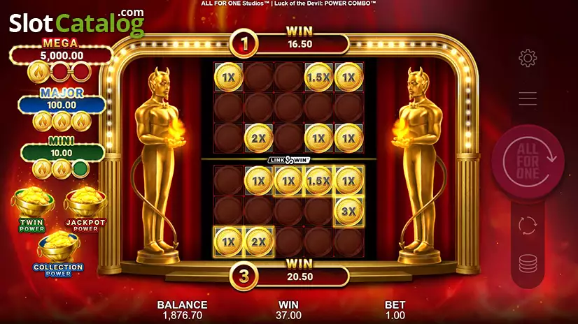 Luck of the Devil: POWER COMBO Slot Hold and Win