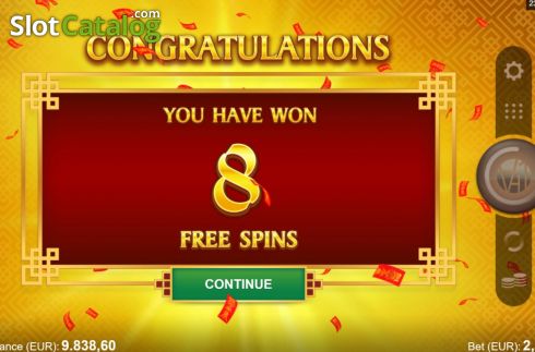Free Spins 1. Ingots of Cai Shen slot