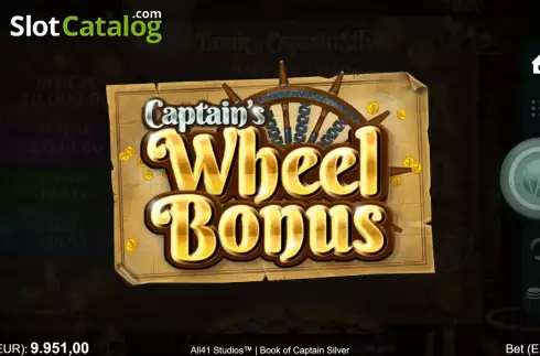 Wheel Bonus 1. Book of Captain Silver slot