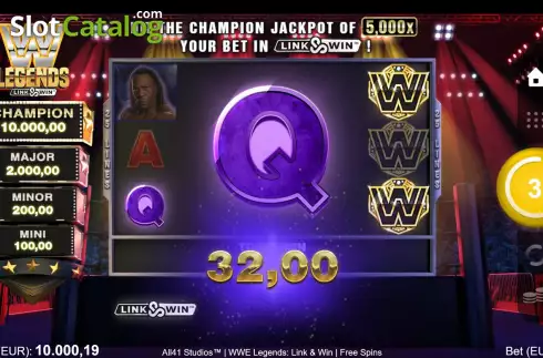 Captura de tela8. WWE Legends Link & Win slot