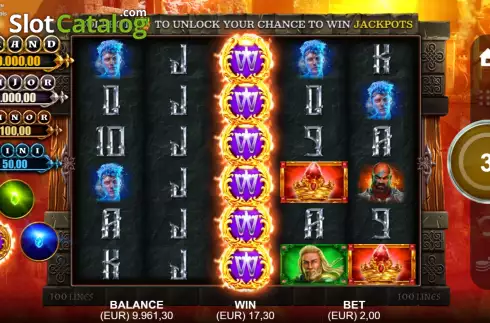 Schermo9. Kings of Crystals slot