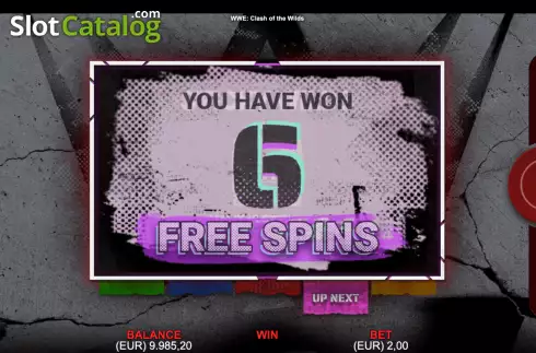 Free Spins 4. WWE: Clash of the Wilds slot