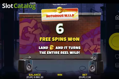 Free Spins 1. Geese With Attitude slot
