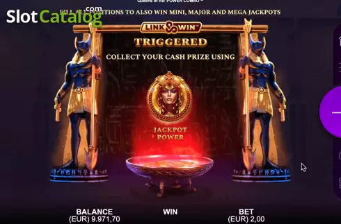 Free Spins 3. Queens of Ra Power Combo slot