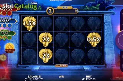 Free Spins 4. Queens of Ra Power Combo slot