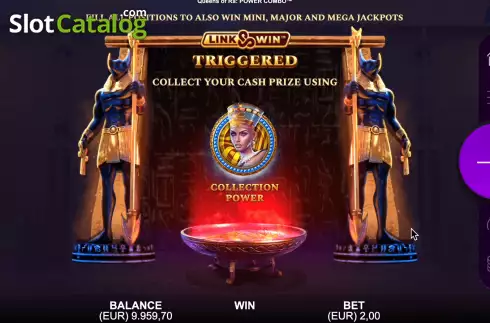 Free Spins 5. Queens of Ra Power Combo slot