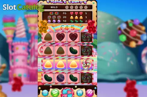 Win screen 2. Crazy Candy slot