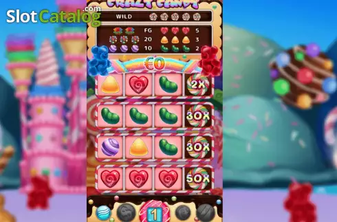Free Game screen 2. Crazy Candy slot