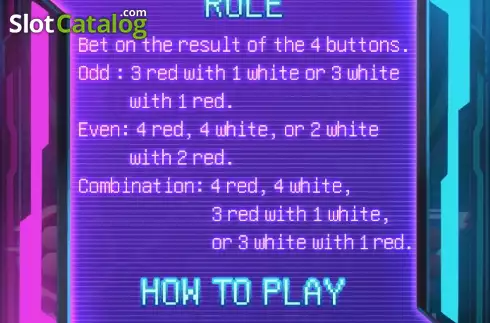 Game Rules screen. Xoc Dia 2 (AllWaySpin) slot