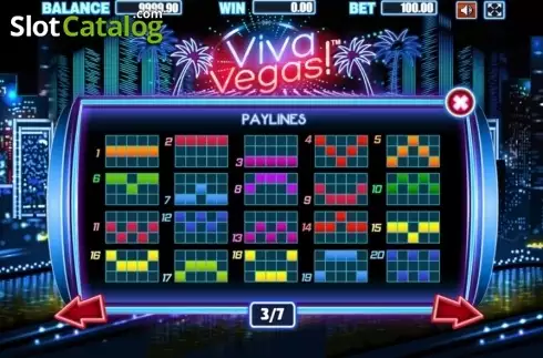 Lines. Viva Vegas slot