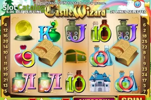 画面3. Castle Wizard カジノスロット
