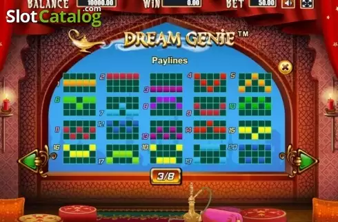Ekran6. Dream Genie (Allbet Gaming) yuvası