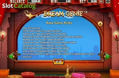Ekran7. Dream Genie (Allbet Gaming) yuvası