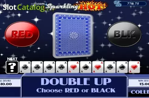 Bonus Game screen. Sparkling Hot slot
