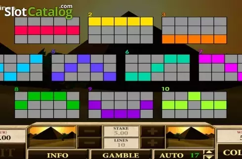 Paytable 4. Cleopatra (AlteaGaming) slot