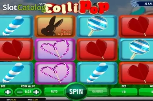 Reel screen. Lollipop (Altea Gaming) slot