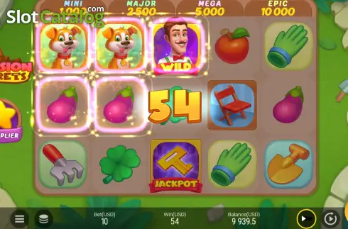 Ekran3. Mansion Secrets yuvası
