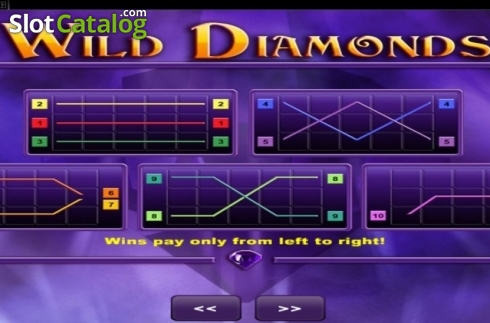 Ecran5. Wild Diamonds (Amatic Industries) slot