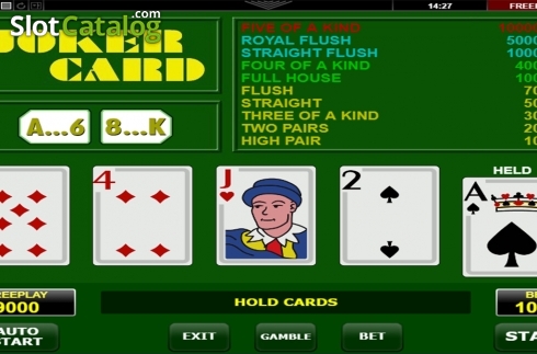 Captura de tela3. Joker Card Poker (Amatic Industries) slot