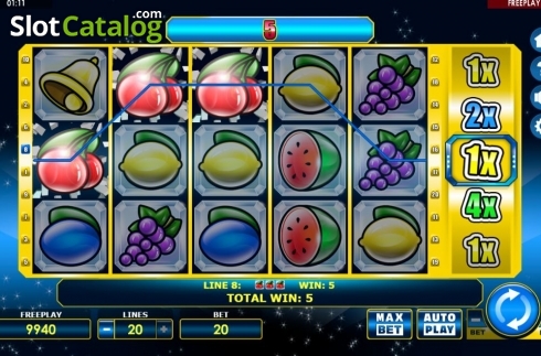 Schermo4. Crystal Fruits (Amatic Industries) slot