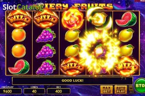 Bildschirm4. Fiery Fruits slot