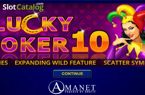 Start Screen. Lucky Joker 10 slot