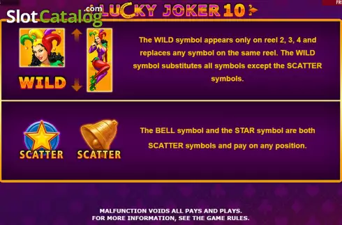 Bildschirm8. Lucky Joker 10 slot