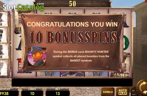 Free Spins Win Screen 2. Bounty Bonanza slot