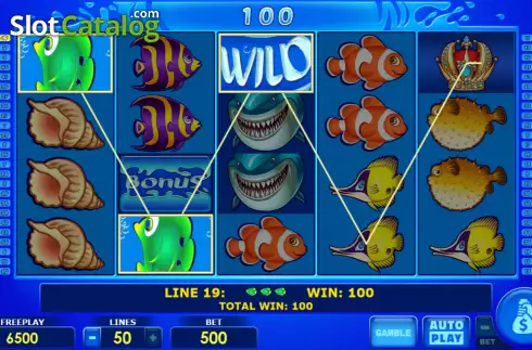 Win screen 2. Wild Shark Bonus Buy slot
