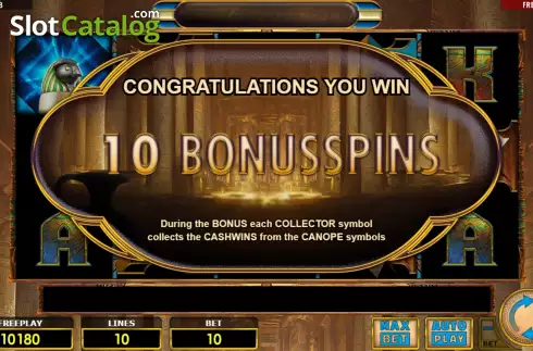 Free Spins. Relic Riches slot