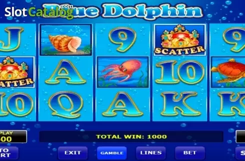 画面5. Blue Dolphin (ブルー・ドルフィン) カジノスロット