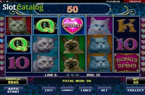 Skärmdump7. Diamond Cats slot