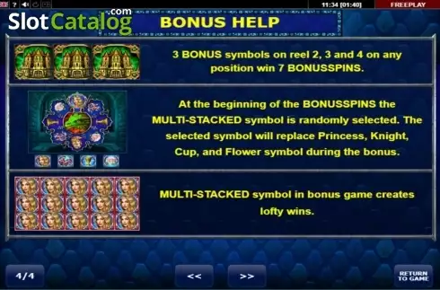 Bildschirm5. Dragon's Kingdom slot