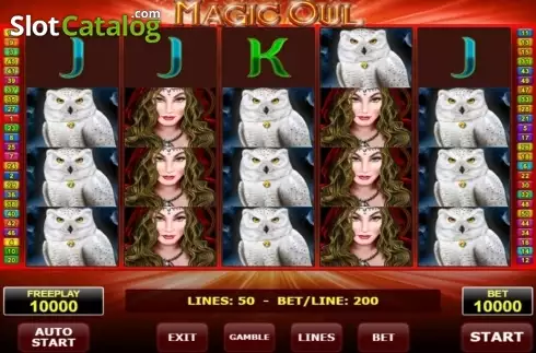 Bildschirm6. Magic Owl slot