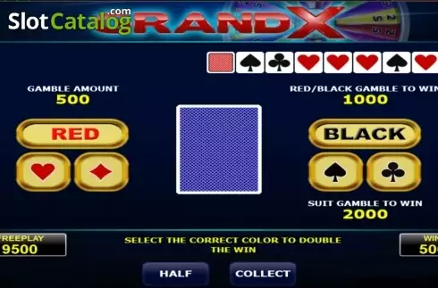 Gamble. Grand X slot
