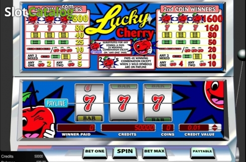 Game Screen 1. Lucky Cherry (Amaya) slot