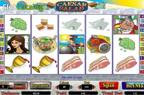 Ecran4. Caesar Salad slot