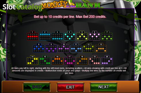 Captura de tela2. Monkey in the Bank slot