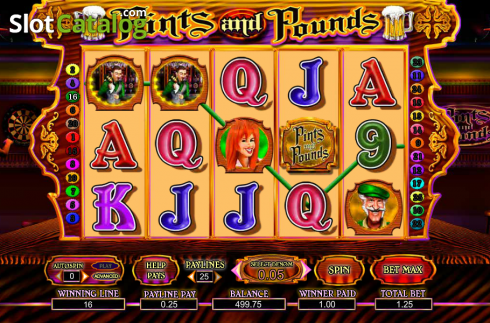 Screen6. Pints and Pounds slot