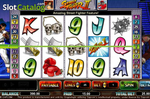 Bildschirm6. Street Fighter II (Amaya) slot