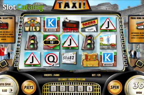 Screen6. Taxi! (Amaya) slot