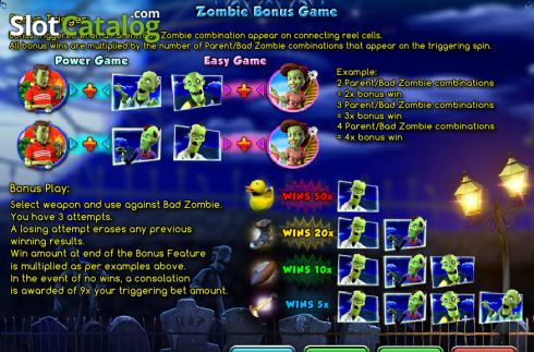 Screen5. The Zombies slot