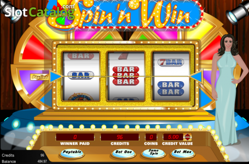 Screen3. Spin 'n Win slot