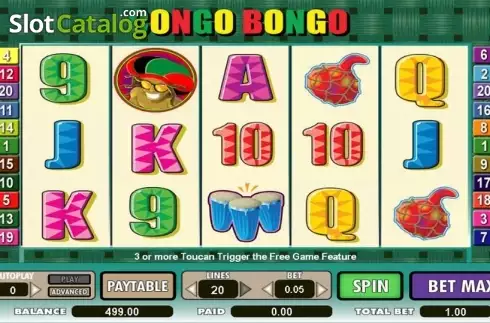 Screen 1. Congo Bongo (Amaya) slot