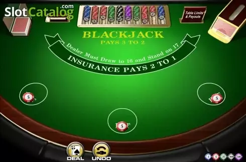 Game Screen 1. Blackjack (Amaya) slot
