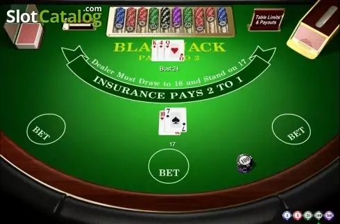 Bildschirm4. Blackjack (Amaya) slot